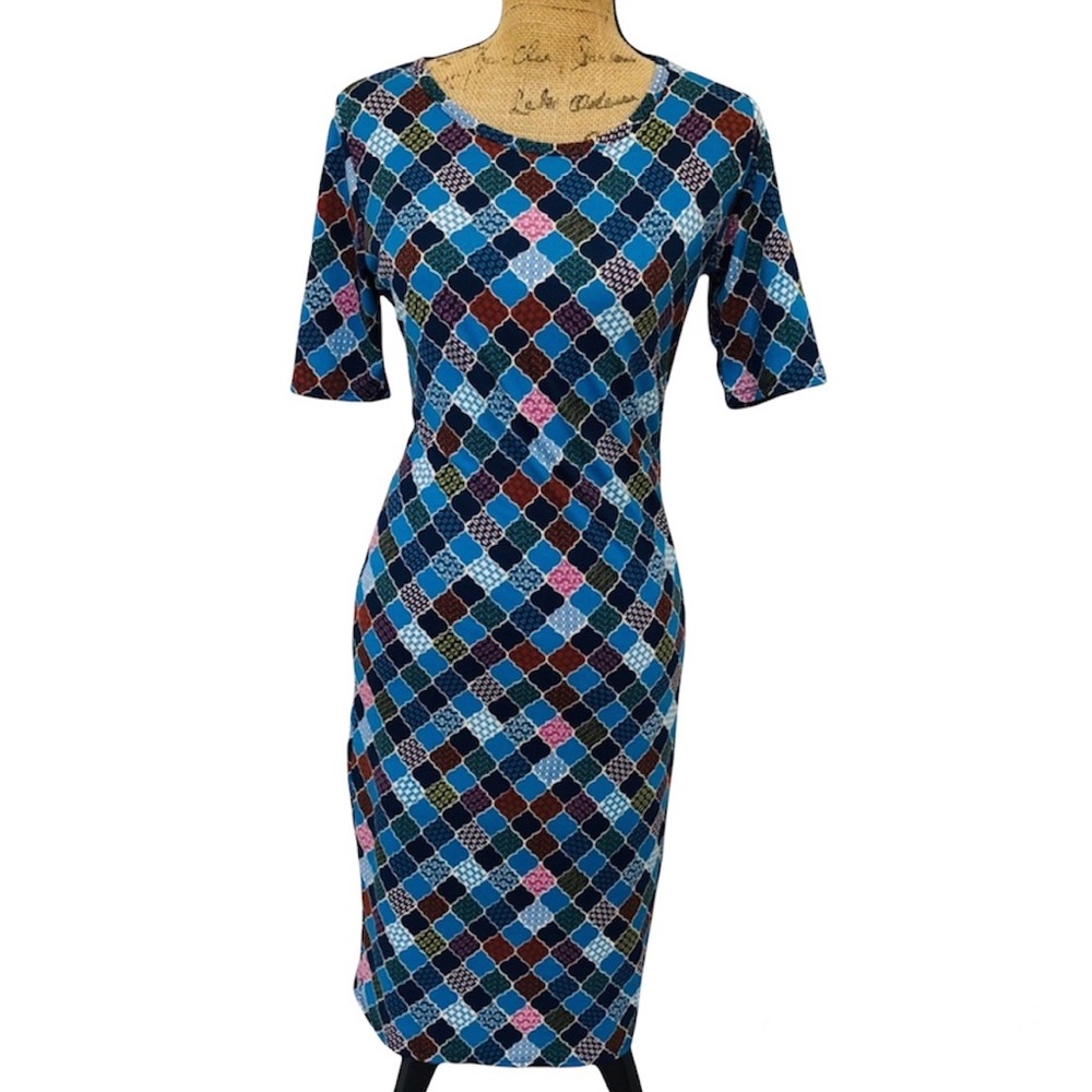 Lularoe Dress 3/4 Sleeve Size M
